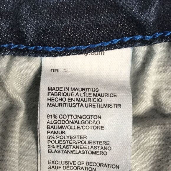 TOMMY HILFIGER Classic Boot Jeans Frayed Hem Womens Size 0 Wide Leg Flared Denim - Picture 6 of 12